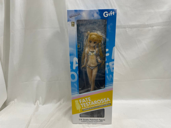 【中古】【未開封】フェイト・テスタロッサ 水着ver. 「魔法少女リリカルなのは The MOVIE 1st」 1/4 PVC製塗装済み完成品＜フィギュア＞（代引き不可）6546