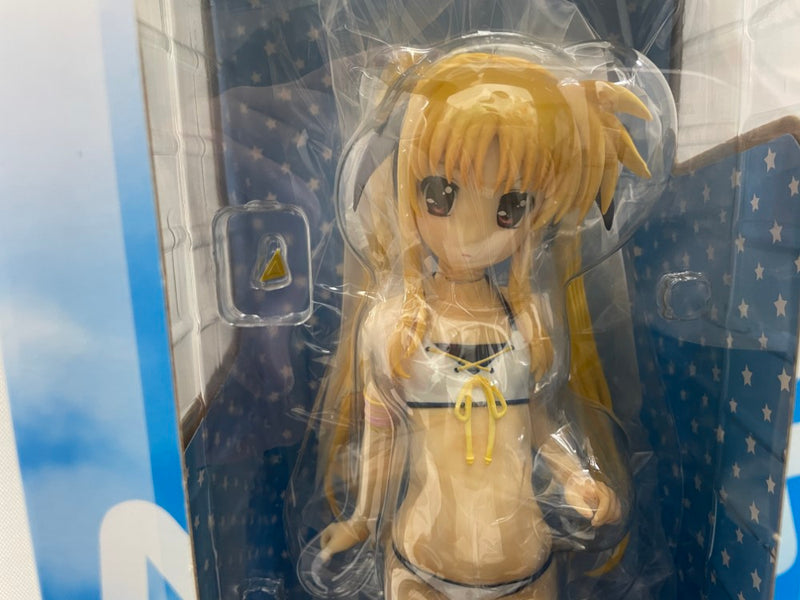 【中古】【未開封】フェイト・テスタロッサ 水着ver. 「魔法少女リリカルなのは The MOVIE 1st」 1/4 PVC製塗装済み完成品＜フィギュア＞（代引き不可）6546