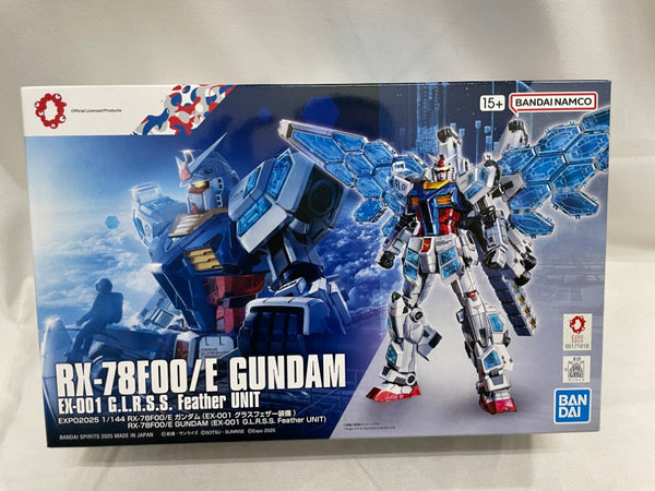 【中古】【未組立】1/144 EXPO2025 RX-78F00/E ガンダム (EX-001 グラスフェザー装備) 「GUNDAM NEXT FUTURE PAVILION」＜プラモデル＞（代引き不可）6546