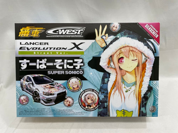 【中古】【未組立】1/24 すーぱーそに子 C-WEST ランサーエボリューションX(ストリートVer.) 「痛車シリーズ No.20」[0050743]＜プラモデル＞（代引き不可）6546