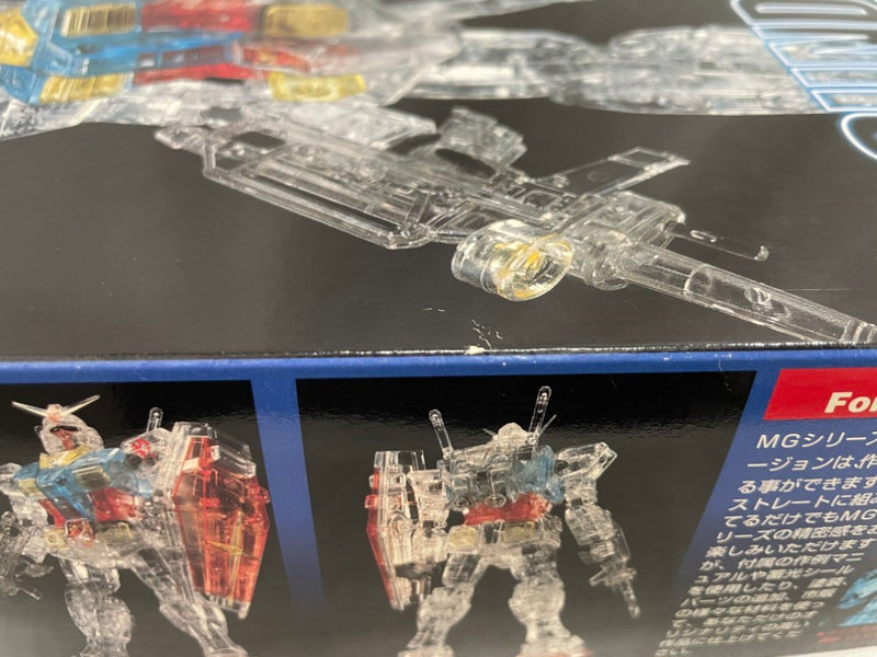 【中古】【未組立】1/100 MG RX-78-2 ガンダム クリスタルバージョン 「機動戦士ガンダム」 [0055147]＜プラモデル＞（代引き不可）6546