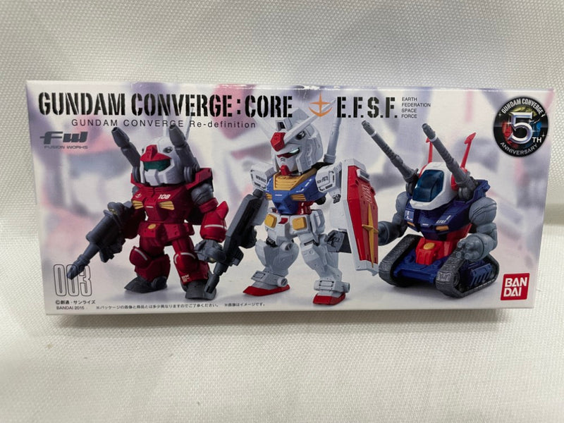 【中古】【未開封】FW GUNDAM CONVERGE：CORE 連邦軍3体セット＜フィギュア＞（代引き不可）6546