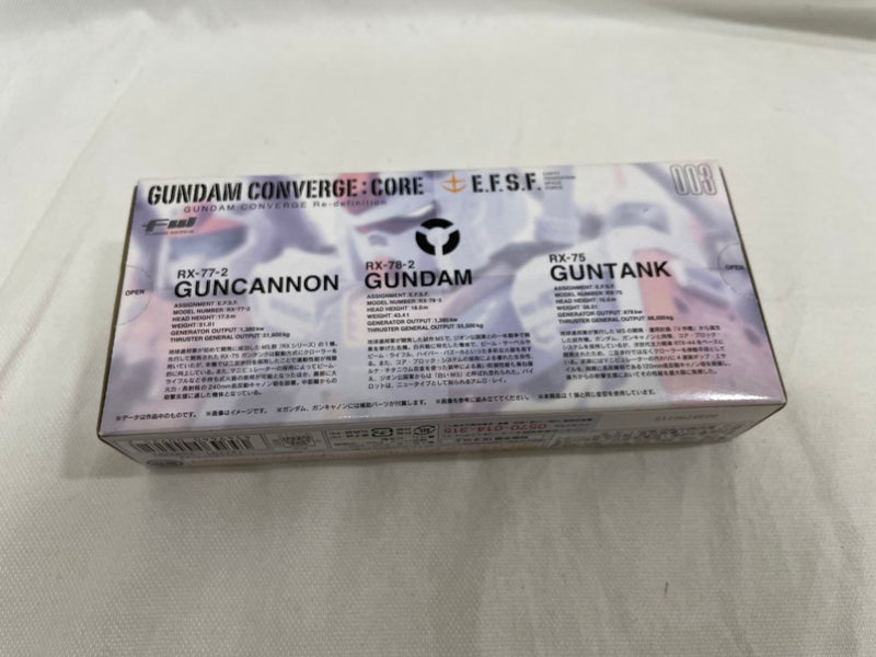 【中古】【未開封】FW GUNDAM CONVERGE：CORE 連邦軍3体セット＜フィギュア＞（代引き不可）6546