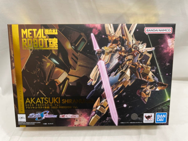 【中古】【未開封】METAL ROBOT魂 ＜SIDE MS＞ アカツキ(シラヌイ装備) SEED FREEDOM Ver. 「機動戦士ガンダムSEED FREEDOM」＜フィギュア＞（代引き不可）6546