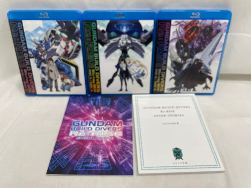 【中古】【開封品】【美品】ガンダムビルドダイバーズRe：RISE Blu-ray BOX [Amazon/A-on STORE/プレミアムバンダイ限定]＜Blu-ray＞（代引き不可）6546