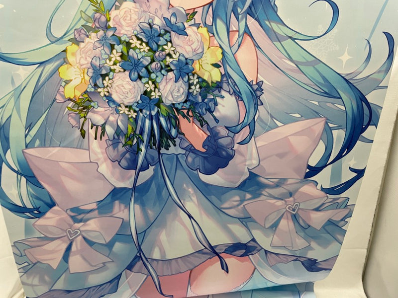 【中古】【開封品】hololive Seasonal Days ジューンブライド 〜Something blue〜 等身大タペストリー　雪花ラミィ＜コレクターズアイテム＞（代引き不可）6546