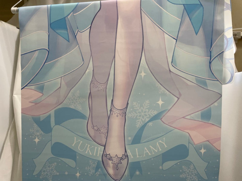 【中古】【開封品】hololive Seasonal Days ジューンブライド 〜Something blue〜 等身大タペストリー　雪花ラミィ＜コレクターズアイテム＞（代引き不可）6546