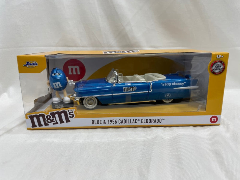 【中古】【未開封】M&M'S レトロミニカー 1/24 JADA TOYS 1956 キャデラックエルドラド エムアンドエムズ＜コレクターズアイテム＞（代引き不可）6546