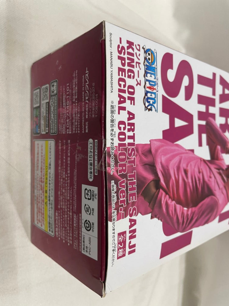 【中古】【未開封】サンジ(ピンク) 「ワンピース」 KING OF ARTIST THE SANJI -SPECIAL COLOR ver.- ラウンドワン限定＜フィギュア＞（代引き不可）6546