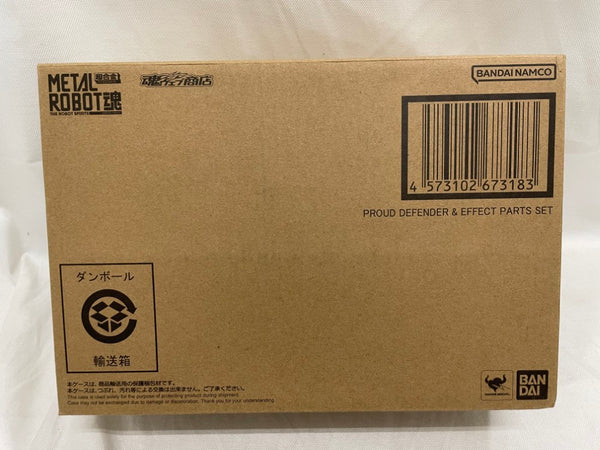 【中古】【輸送箱未開封】METAL ROBOT魂 ＜SIDE MS＞ プラウドディフェンダー＆エフェクトパーツセット＜フィギュア＞（代引き不可）6546