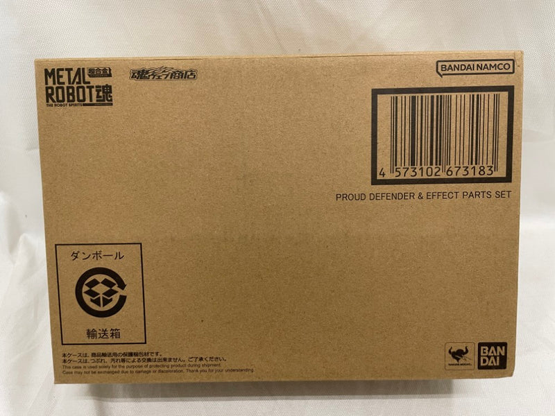 【中古】【輸送箱未開封】METAL ROBOT魂 ＜SIDE MS＞ プラウドディフェンダー＆エフェクトパーツセット＜フィギュア＞（代引き不可）6546