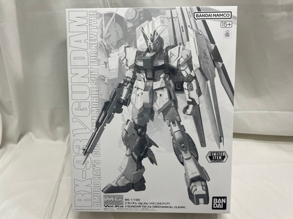【中古】【未組立】MG 1/100 νガンダム Ver.Ka[メカニカルクリア]「機動戦士ガンダム 逆襲のシャア」 イベント限定 [5068540]＜プラモデル＞（代引き不可）6546
