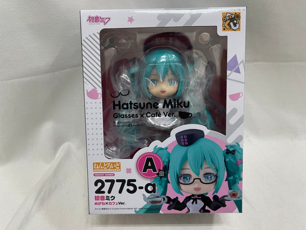 【中古】【未開封】ねんどろいど 初音ミク めがね×カフェVer. 「グッスマくじ 初音ミク 2025 Autumn」 A賞＜フィギュア＞（代引き不可）6546