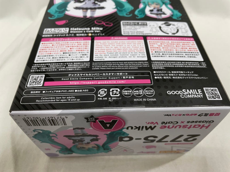 【中古】【未開封】ねんどろいど 初音ミク めがね×カフェVer. 「グッスマくじ 初音ミク 2025 Autumn」 A賞＜フィギュア＞（代引き不可）6546