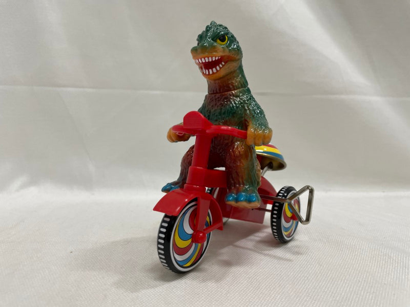 【中古】【開封品】ゴジラ三輪車(黄土色) 「ゴジラ」 M1号三輪車シリーズ ソフビ＜フィギュア＞（代引き不可）6546