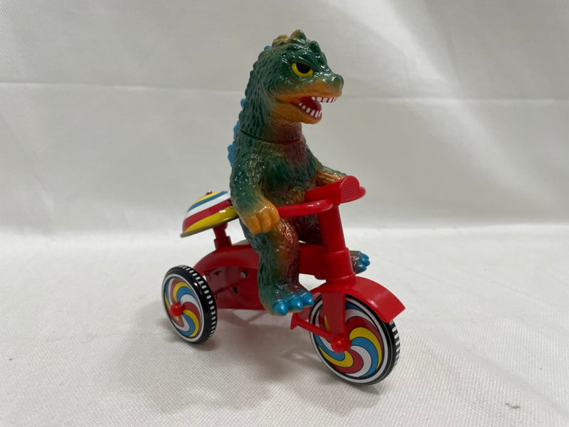 【中古】【開封品】ゴジラ三輪車(黄土色) 「ゴジラ」 M1号三輪車シリーズ ソフビ＜フィギュア＞（代引き不可）6546