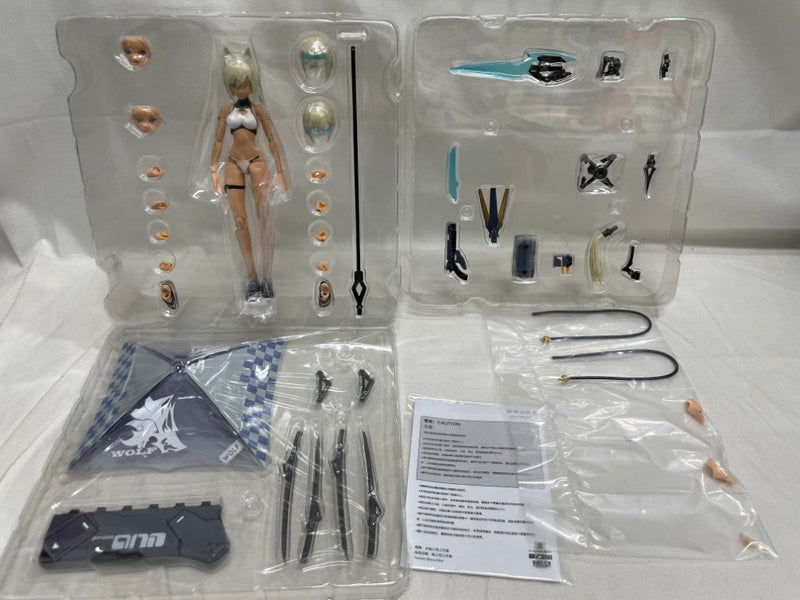 【中古】【開封品】【WOLF】001 水着素体・武装セット 「G.N.Project」 1/12 アクションフィギュア＜フィギュア＞（代引き不可）6546