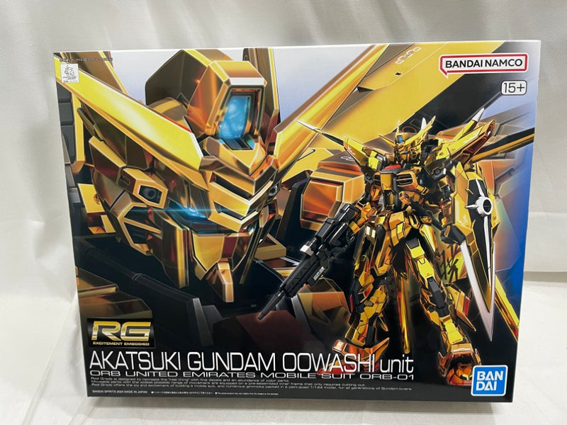 【中古】【未組立】1/144 RG ORB-01 アカツキガンダム(オオワシ装備) 「機動戦士ガンダムSEED DESTINY」 [5067396]＜プラモデル＞（代引き不可）6546