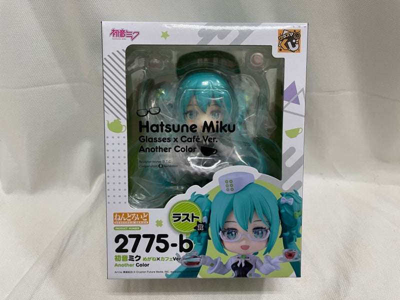 【中古】【未開封】ねんどろいど 初音ミク めがね×カフェVer. Another Color グッスマくじ 初音ミク 2025 Autumn ラスト賞＜フィギュア＞（代引き不可）6546