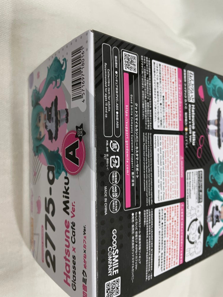 【中古】【未開封】ねんどろいど 初音ミク めがね×カフェVer. 「グッスマくじ 初音ミク 2025 Autumn」 A賞＜フィギュア＞（代引き不可）6546