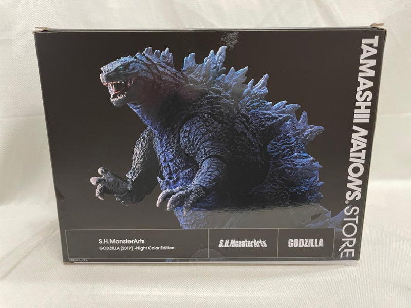 【中古】【開封品】S.H.MonsterArts ゴジラ(2019) -Night Color Edition- 「ゴジラ キング・オブ・モンスターズ」＜フィギュア＞（代引き不可）6546