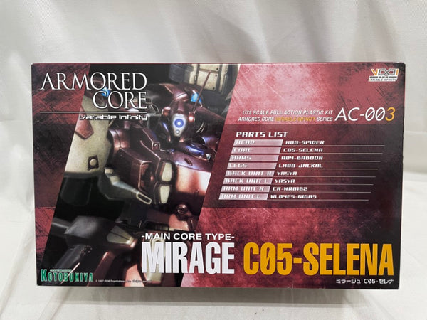 【中古】【未組立】1/72 ミラージュ C05-セレナ 「アーマード・コア」 ヴァリアブルインフィニティシリーズ AC-003 [VI-04]＜プラモデル＞（代引き不可）6546