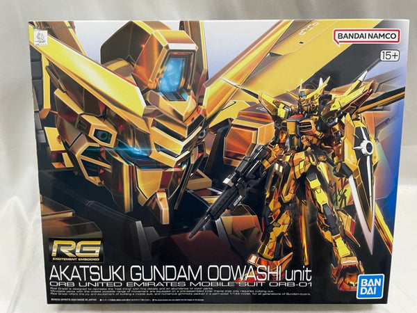 【中古】【未組立】1/144 RG ORB-01 アカツキガンダム(オオワシ装備) 「機動戦士ガンダムSEED DESTINY」 [5067396]＜プラモデル＞（代引き不可）6546