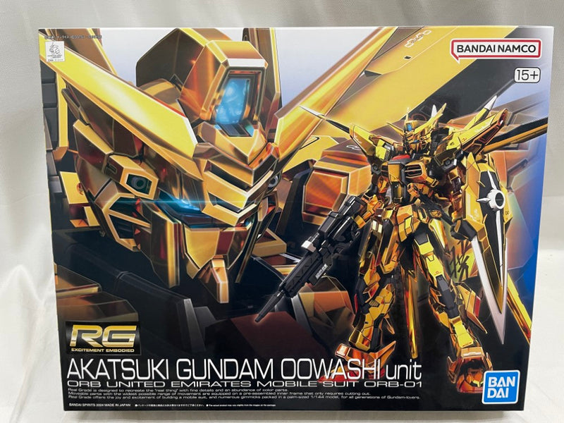 【中古】【未組立】1/144 RG ORB-01 アカツキガンダム(オオワシ装備) 「機動戦士ガンダムSEED DESTINY」 [5067396]＜プラモデル＞（代引き不可）6546