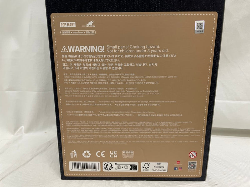 【中古】【未開封】LABUBU FALL IN WILD ぬいぐるみ 「ザ・モンスターズ」＜フィギュア＞（代引き不可）6546