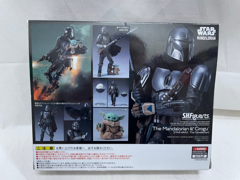【中古】【開封品】S.H.Figuarts マンダロリアン＆グローグー(STAR WARS：The Mandalorian)＜フィギュア＞（代引き不可）6546