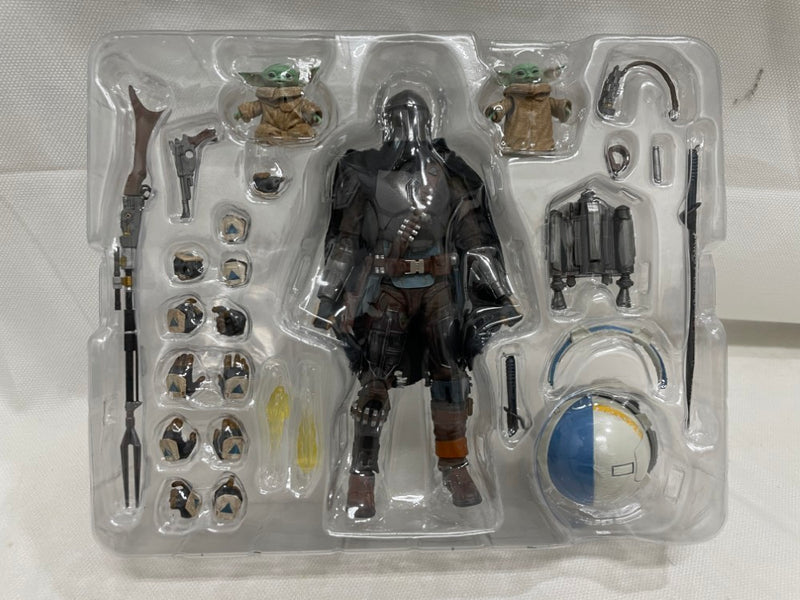 【中古】【開封品】S.H.Figuarts マンダロリアン＆グローグー(STAR WARS：The Mandalorian)＜フィギュア＞（代引き不可）6546