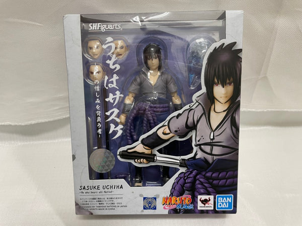 【中古】【未開封】S.H.Figuarts うちはサスケ -全ての憎しみを背負う者- 「NARUTO -ナルト- 疾風伝」＜フィギュア＞（代引き不可）6546