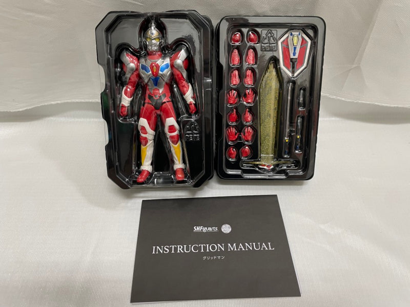 【中古】【開封品】S.H.Figuarts(真骨彫製法) グリッドマン 「電光超人グリッドマン」＜フィギュア＞（代引き不可）6546