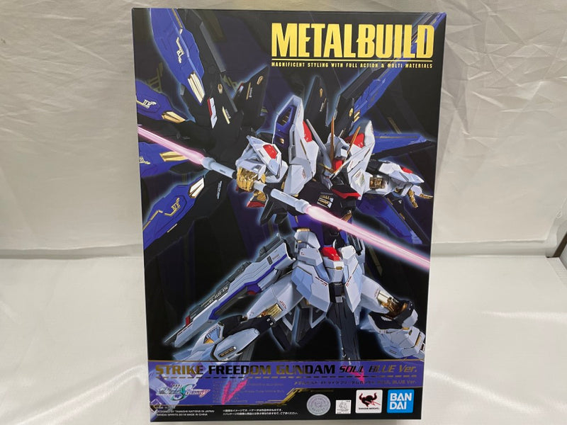 【中古】【開封品】METAL BUILD ストライクフリーダムガンダム SOUL BLUE Ver. 「機動戦士ガンダムSEED DESTINY」＜フィギュア＞（代引き不可）6546