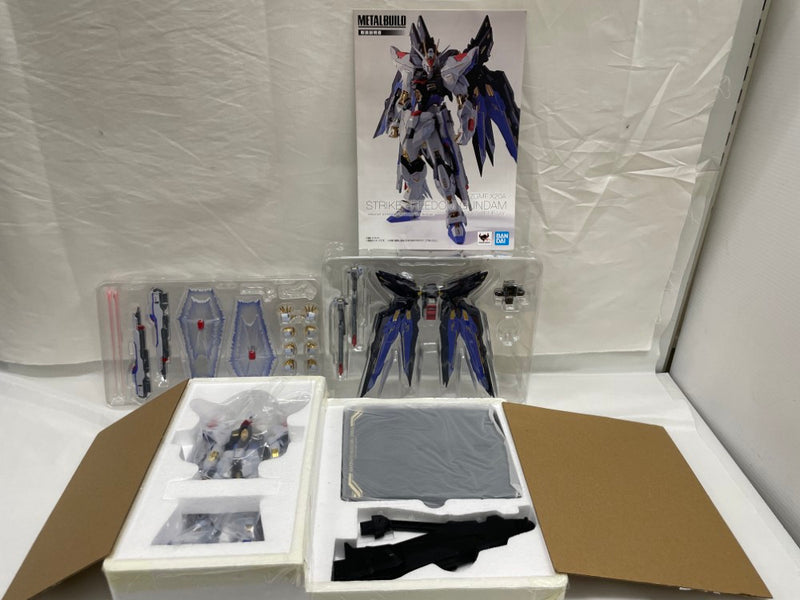 【中古】【開封品】METAL BUILD ストライクフリーダムガンダム SOUL BLUE Ver. 「機動戦士ガンダムSEED DESTINY」＜フィギュア＞（代引き不可）6546