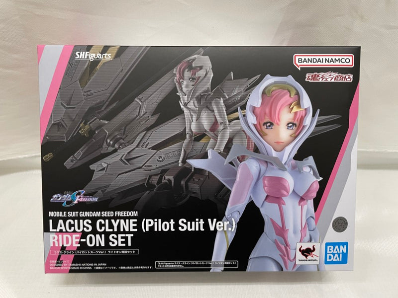 【中古】【開封品】S.H.Figuarts ラクス・クライン(パイロットスーツVer.) ライドオン再現セット＜フィギュア＞（代引き不可）6546