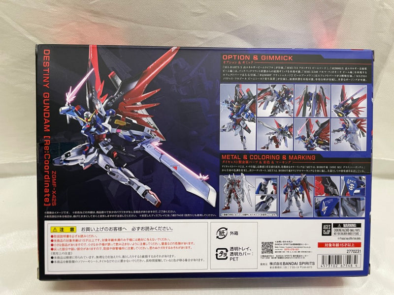 【中古】【開封品】METAL ROBOT魂 ＜SIDE MS＞ デスティニーガンダム ［Re：Coordinate］ 「機動戦士ガンダムSEED DESTINY」＜フィギュア＞（代引き不可）6546