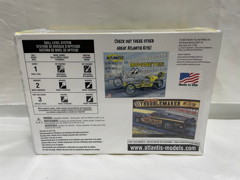 【中古】【未開封】【未組立】1/25 キーラーズカスタムズの イエローフィーバードラッグスター [ATLAMC13101]＜プラモデル＞（代引き不可）6546