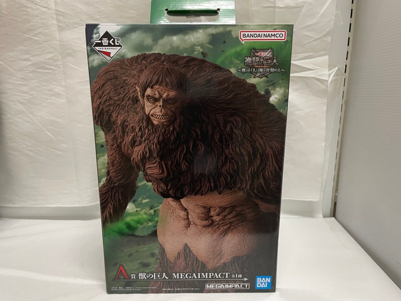 【中古】【開封品】獣の巨人 「一番くじ 進撃の巨人 〜獣の巨人は俺が仕留める〜」 MEGAIMPACT A賞＜フィギュア＞（代引き不可）6546