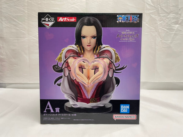 【中古】【未開封】ボア・ハンコック アートスケール 「一番くじ ワンピース メモリーオブヒロインズ -Devil’s night-」A賞＜フィギュア＞（代引き不可）6546