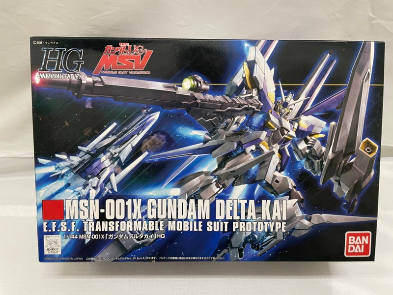 【中古】【未組立】1/144 HGUC MSN-001X ガンダムデルタカイ 「機動戦士ガンダムUC MSV」 シリーズ No.148 [0179641]＜プラモデル＞（代引き不可）6546