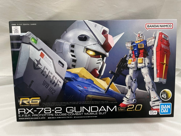 【中古】【未組立】1/144 RG RX-78-2 ガンダム Ver2.0 「機動戦士ガンダム」 [5067155]＜プラモデル＞（代引き不可）6546