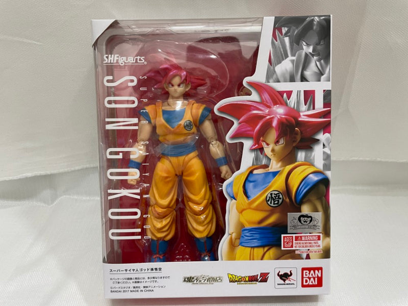 未開封品　ドラゴンボール 孫悟空 超サイヤ人 フィギュア 中古】【開封品】S.H.Figuarts スーパーサイヤ人ゴッド孫悟空