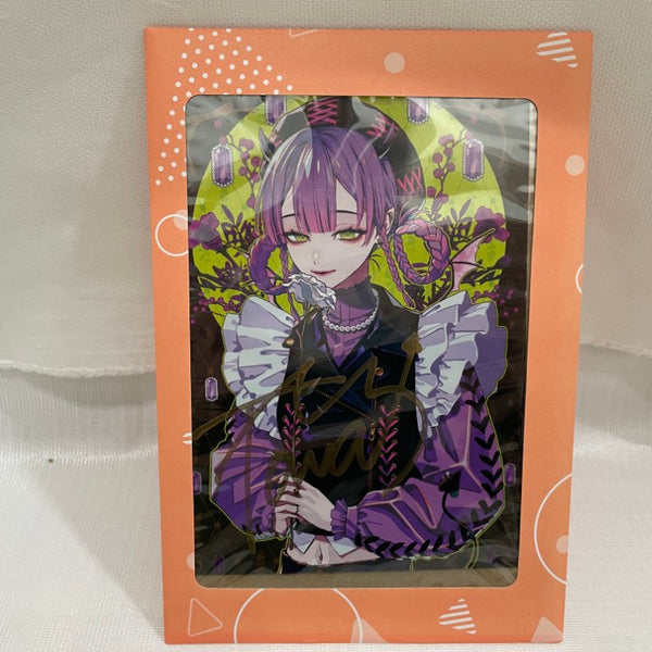 中古】【未開封】常闇トワ 直筆サイン入り秋赤音描き下ろしポスト