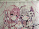 【中古】【開封品】「飴乃うさり×しおのコラボ」メルちゃんWスウェードB2タペストリー＜コレクターズアイテム＞（代引き不可）6546