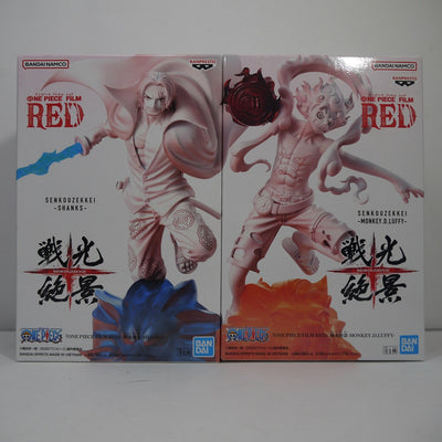 【中古】【未開封】【セット】「ワンピース FILM RED」 戦光絶景 シャンクス/モンキー・D・ルフィ＜フィギュア＞（代引き不可）6547