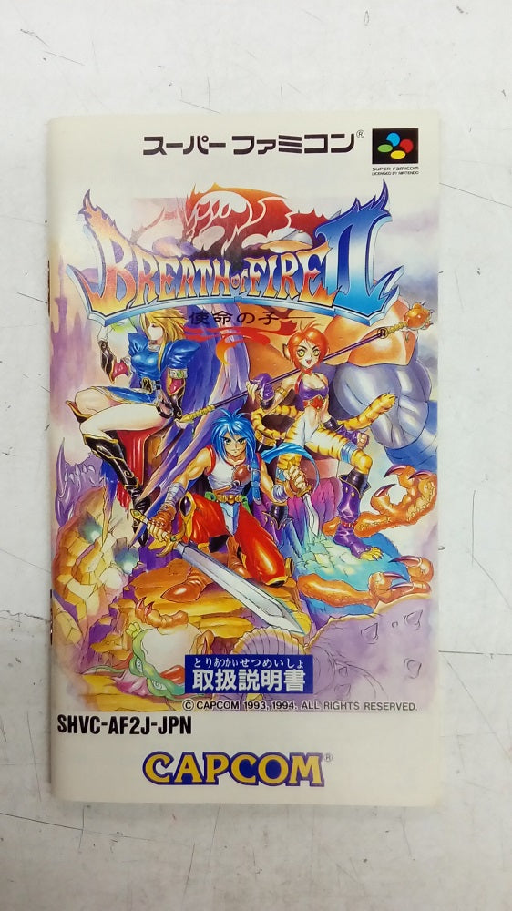 【中古】 【箱説あり】【動作確認済み】ブレスオブファイア2＜レトロゲーム＞（代引き不可）6547