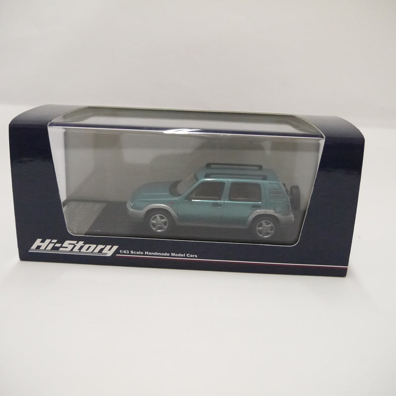 【中古】【開封品】1/43 NISSAN RASHEEN FORZA S package 1998(エメラルドグリーンPM×ソニックシルバーMツートーン) [HS377GR]＜コレクターズアイテム＞（代引き不可）6547