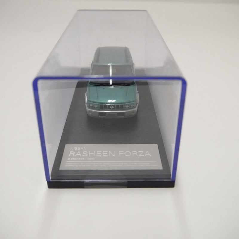 【中古】【開封品】1/43 NISSAN RASHEEN FORZA S package 1998(エメラルドグリーンPM×ソニックシルバーMツートーン) [HS377GR]＜コレクターズアイテム＞（代引き不可）6547