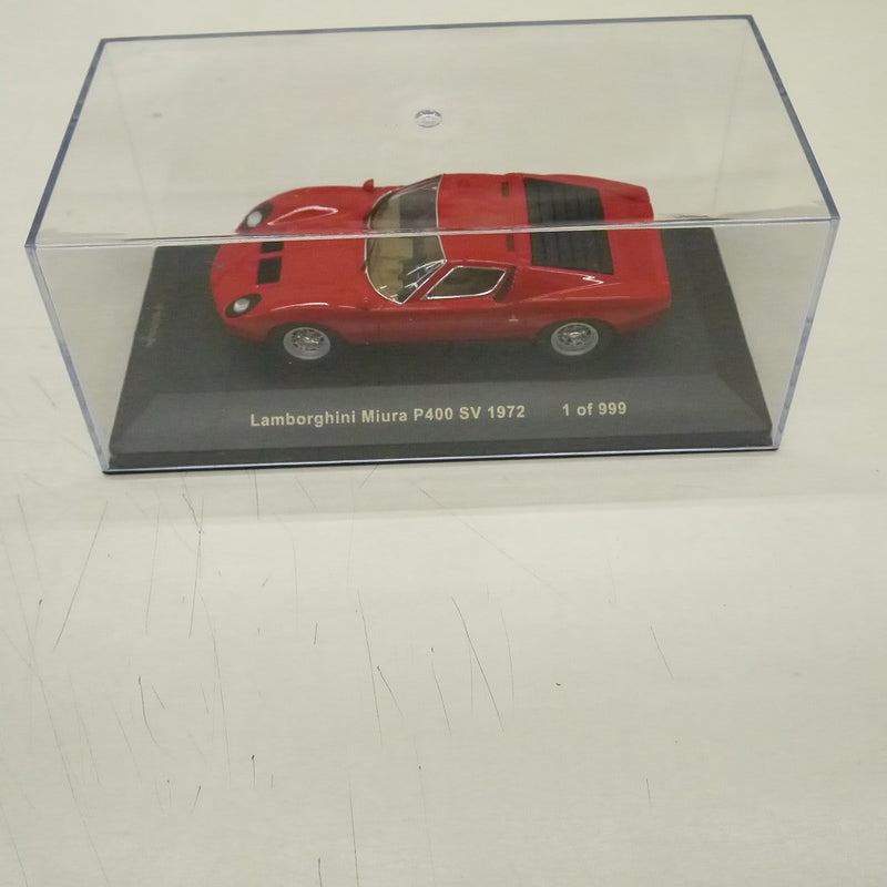 【中古】【開封品】ミニカーixo MODELS Lamborghihi Miura P400 SV 1972＜コレクターズアイテム＞（代引き不可）6547